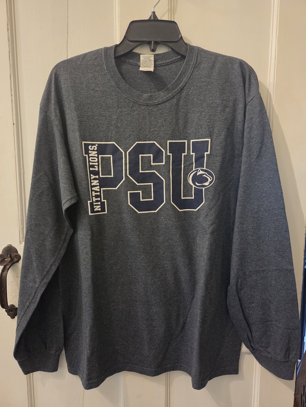 Navy Heather PSU Nittany Lions Long Sleeve Tee